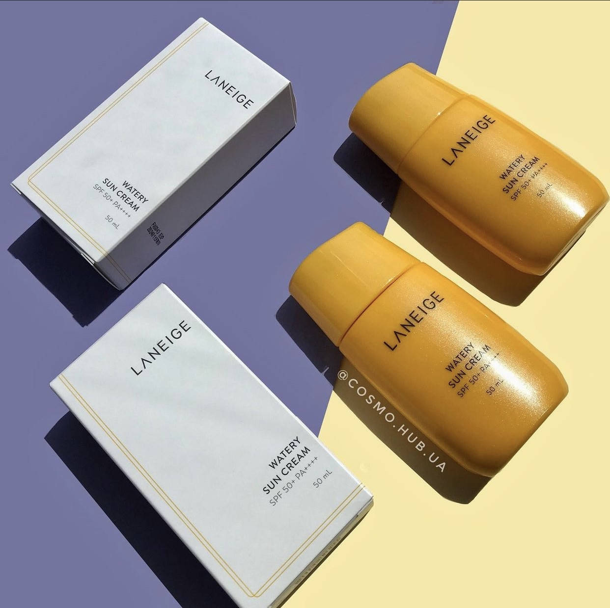 

Крем с солнцезащитным фильтром Laneige Watery Sun Cream SPF50+ PA++++ 50ml