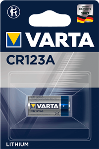 

Батарейка литиевая Varta CR123A (model 6205), 3V, блистер 1шт