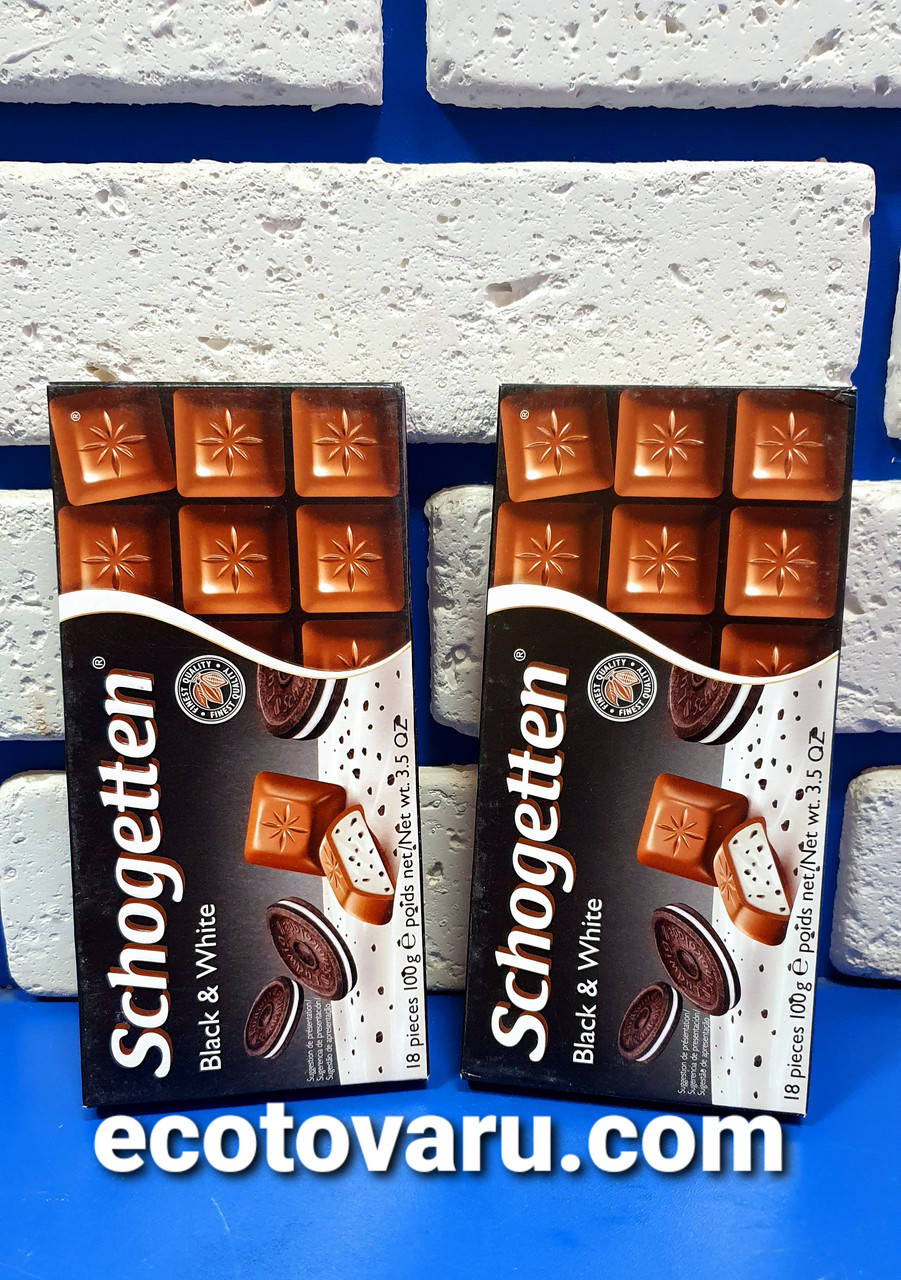 

Шоколад Schogetten Black & White, 100 гр