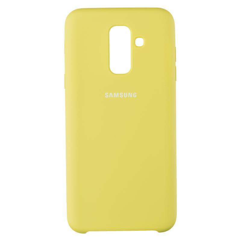 

Чехол Silicone Case для Samsung Galaxy A6 plus, Желтый