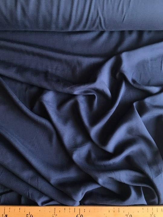 

Штапель темно синий