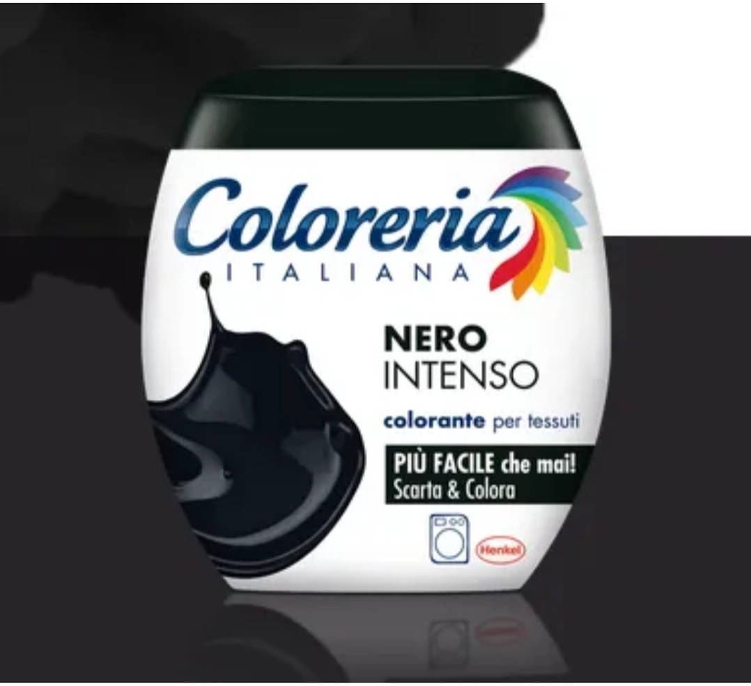 

Coloreria Italiana краска для одежды nero intenso интенсивный черный 350 г, Black