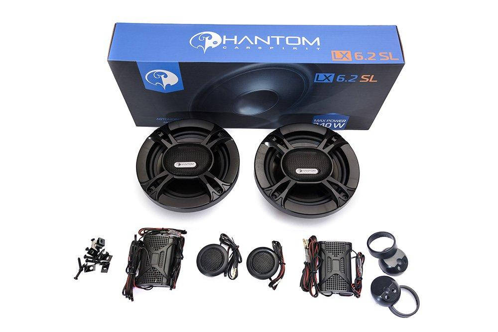 

Автомобильная акустика Phantom LX-6.2 SL Компонентная 16.51 см (6,5")