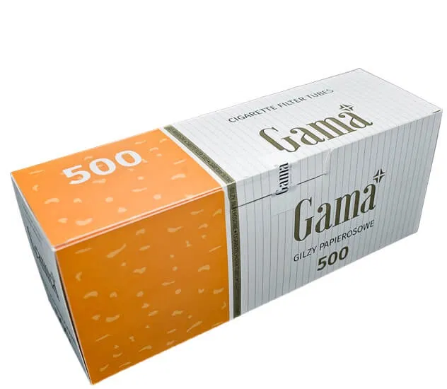 

Сигаретные гильзы Gama 500 шт Польша, Белый