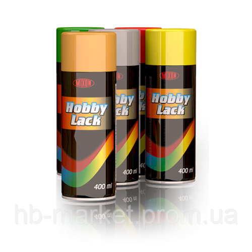 

Аерозольний грунт MIXON HOBBY LACK 400ml Чорний 35
