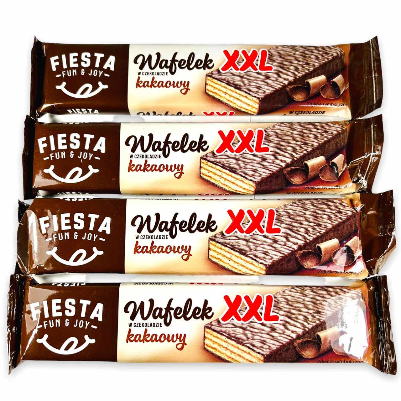 

Вафли в шоколаде с шоколадной начинкой Fiesta Deserowa XXL 50 г