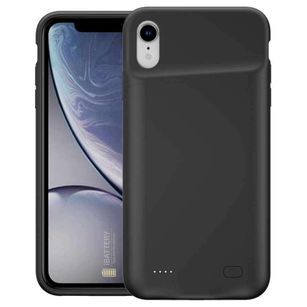 

Power case iPhone для iPhone XR 6000 mAh black, Черный