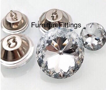 

Меблеві гудзики стрази "Троянда" 18мм