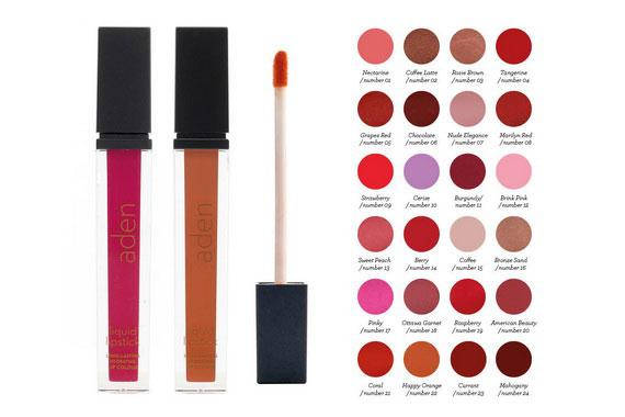 

Помада для губ суперстойкая жидкая Аден Aden Liquid Lipstick в ассортименте