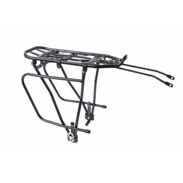 

Багажник KAIWEI KW-680-09 алюминиевый под любые тормоза и сумку штаны