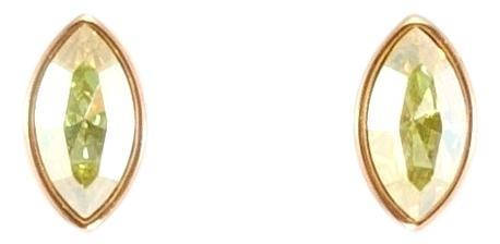 

Серьги Xuping Позолота 18K с кр-ми Swarovski гвоздики (пусеты) "Кристалл Khaki в огранке Маркиз"