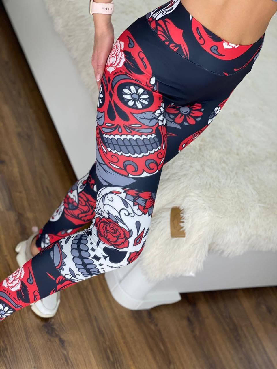 

Женские леггинсы для фитнеса Red Rose XL, Красный