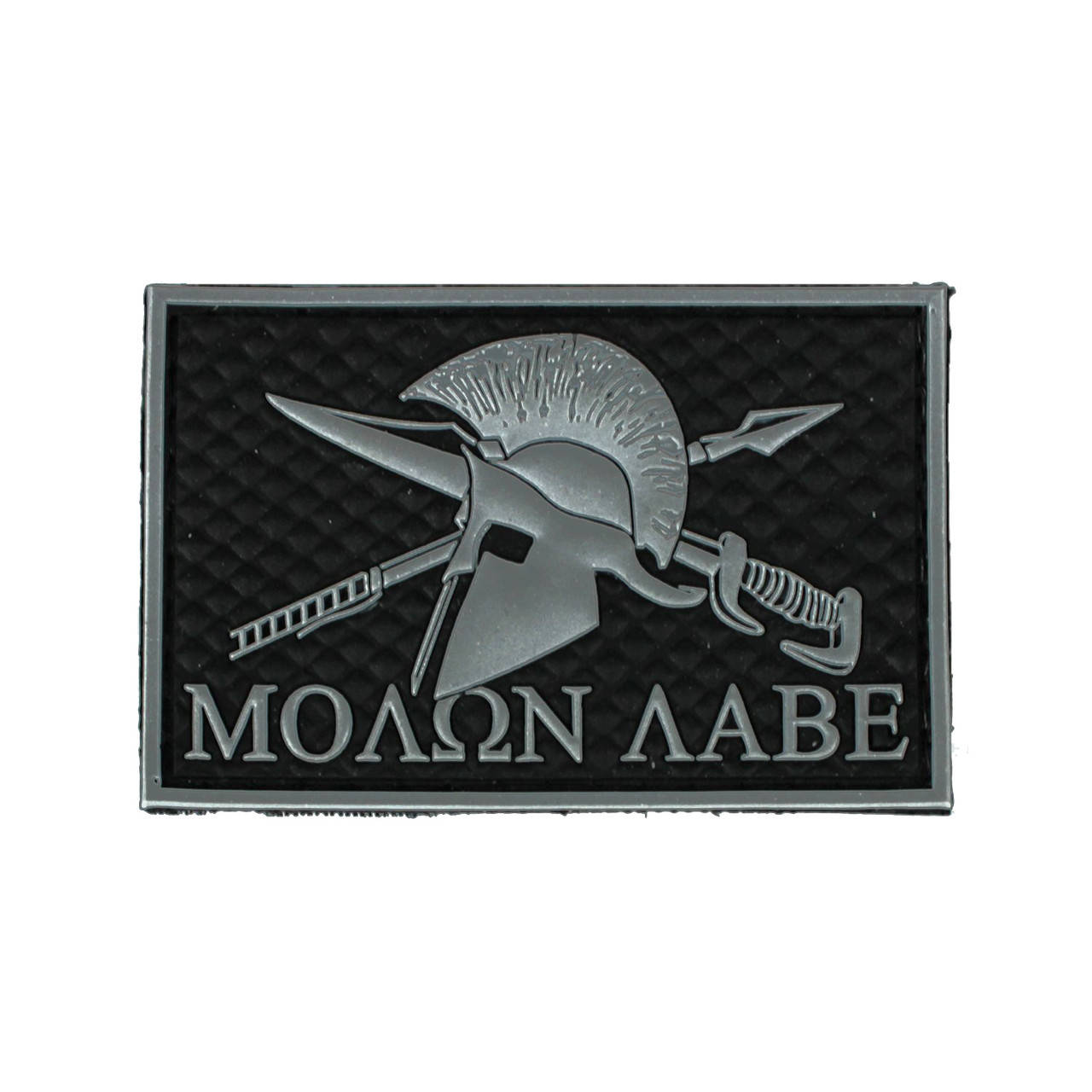 

Шеврон Molon Labe BLACK-GREY, Черный