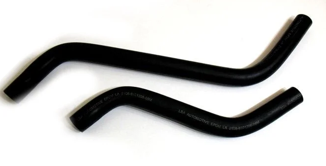 

Патрубок печки ВАЗ 2108, 2109, 21099 моторный отсек комплект 2шт РТИ Николаев (шланг отопителя)