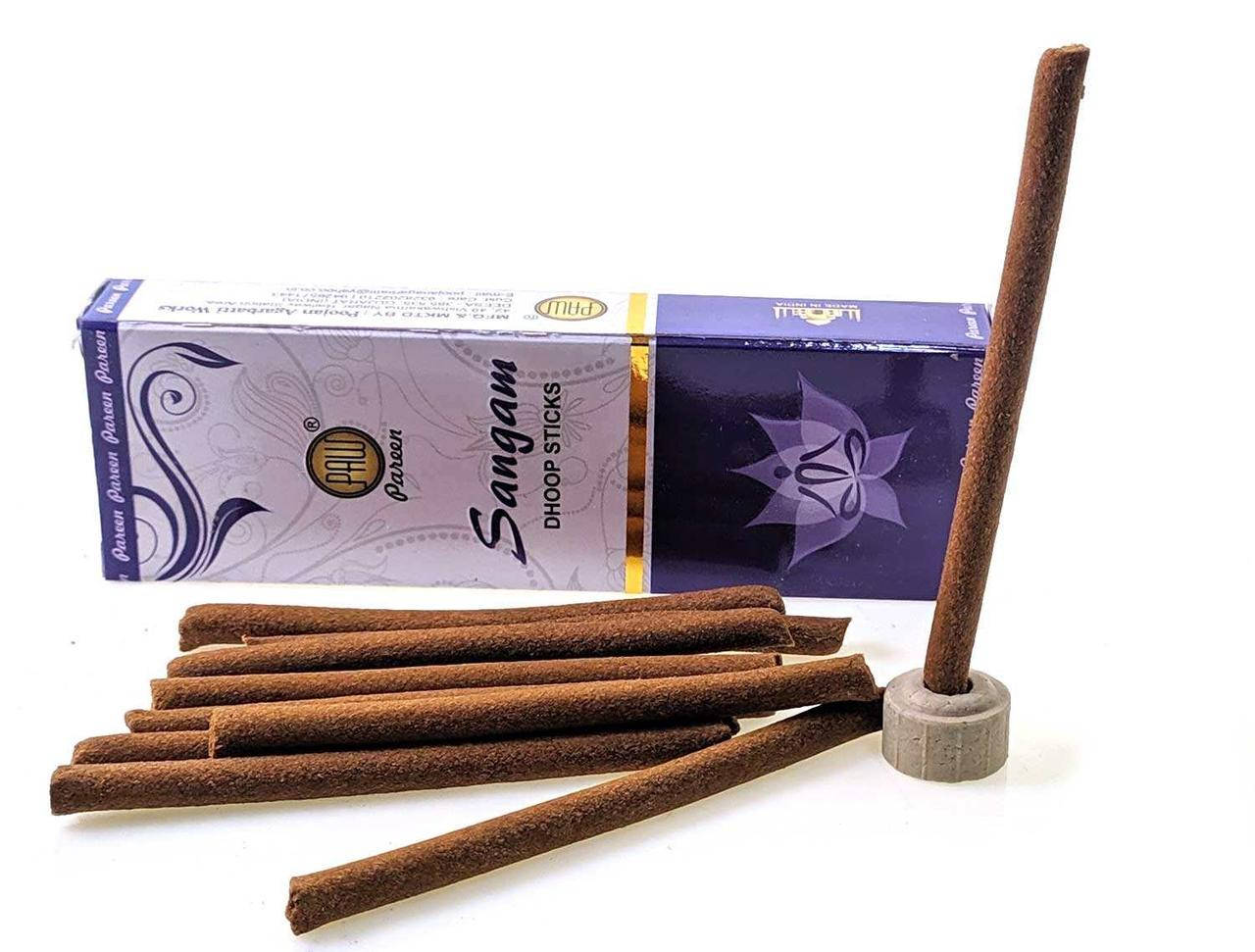 

Безосновные благовония Sangam Dhoop sticks "Очищение", PAW Индия