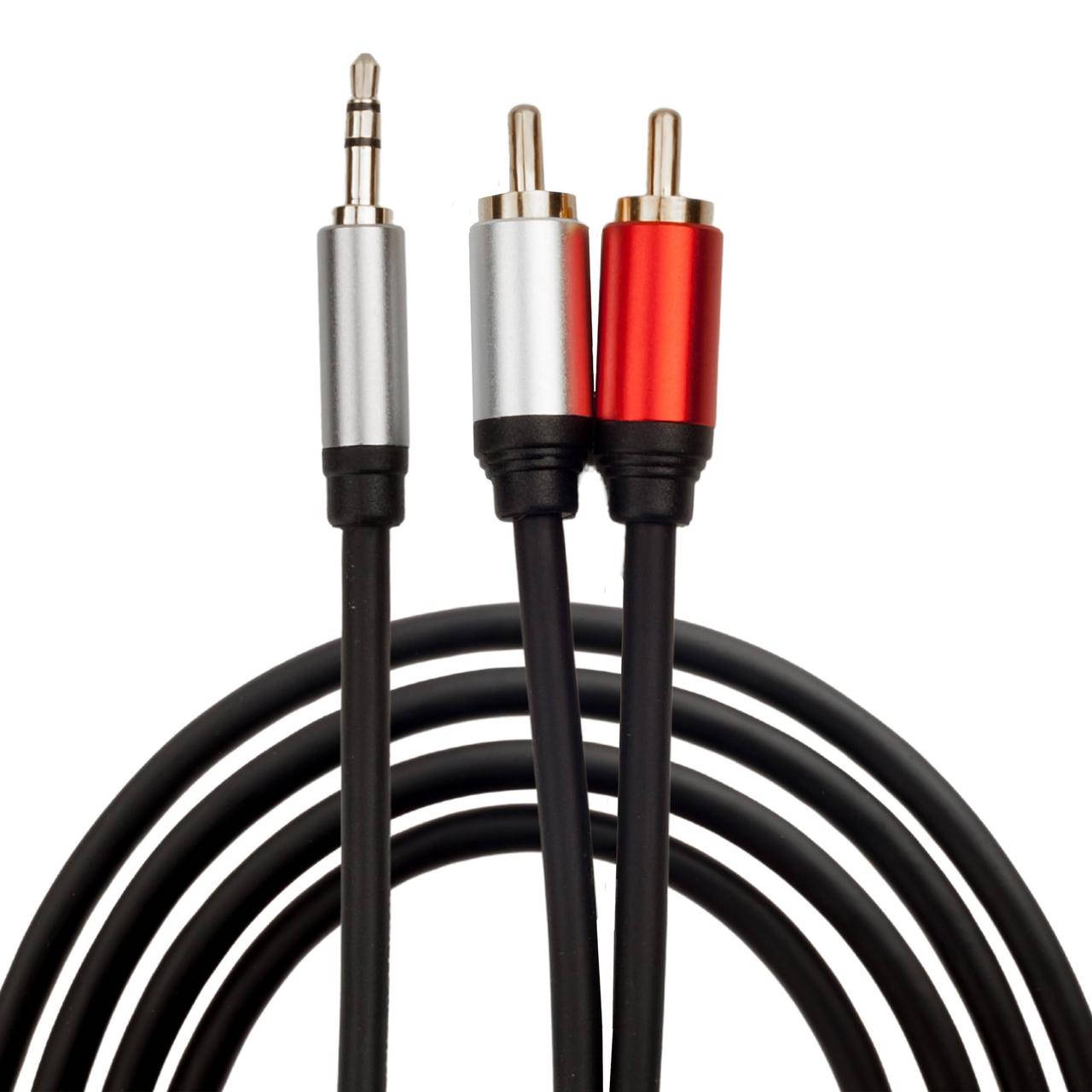 

Кабель ProfCable1-1000 3.5mm Stereo Plug to 2×RCA Plugs, 10 м, Черный