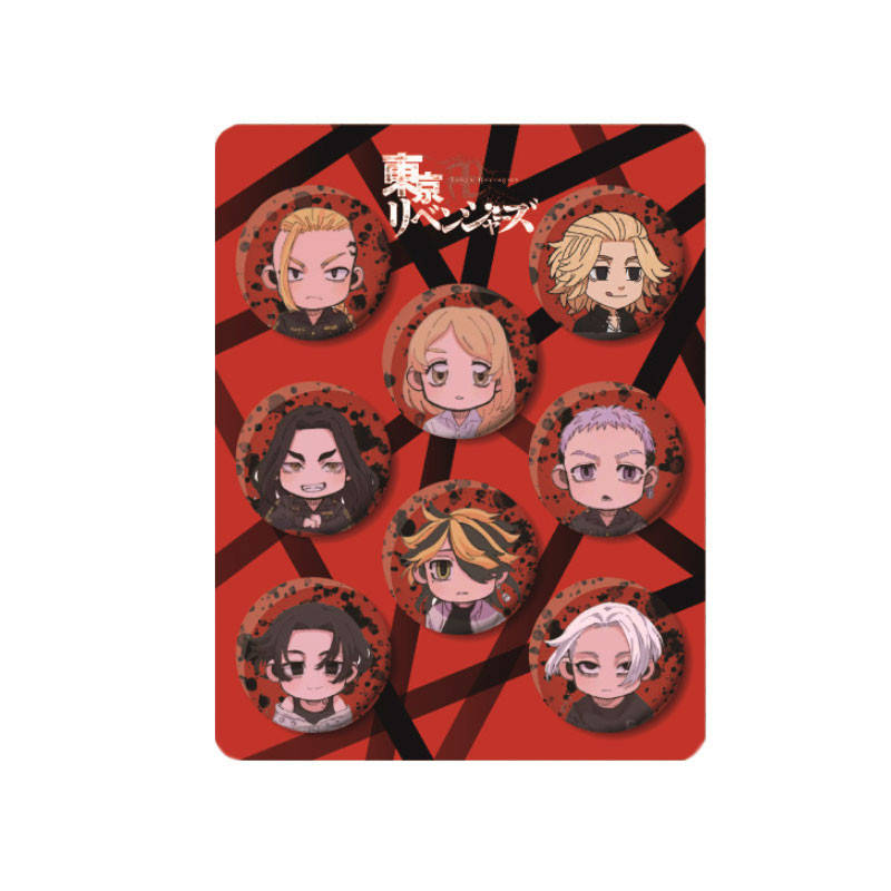 

Набор значков Токийские Мстители - Tokyo Revengers 8шт (14836)