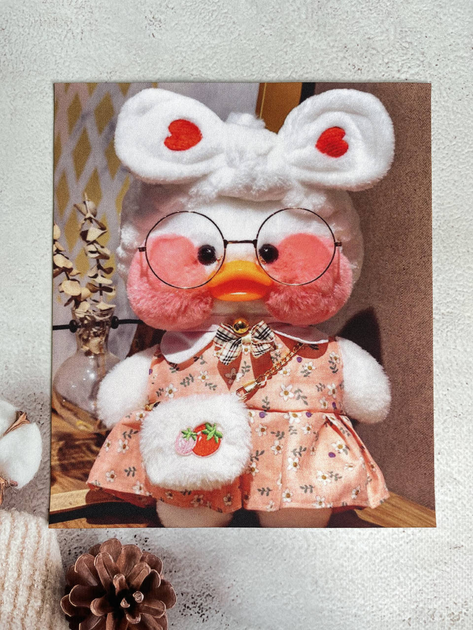 

Нашивка Утка Лалафанфан / Lalafanfan duck 180х210 мм, Разные цвета