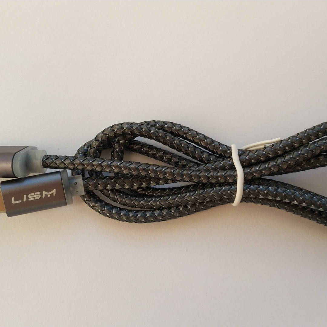 

Подовжений USB кабель Type C для захищених смартфонів, Серый