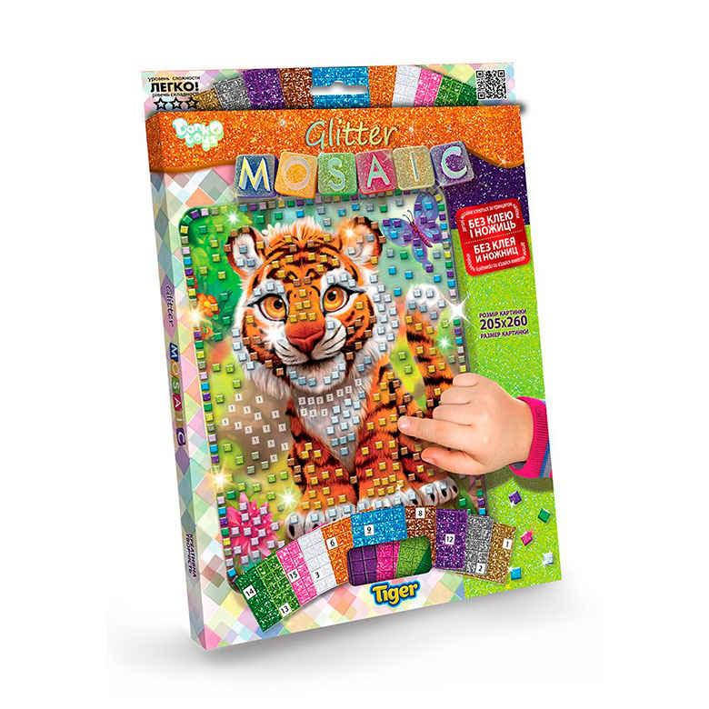 

Набор для творчества DankoToys DT БМ-03-03 Мозаика блестящая Glitter Mosaic