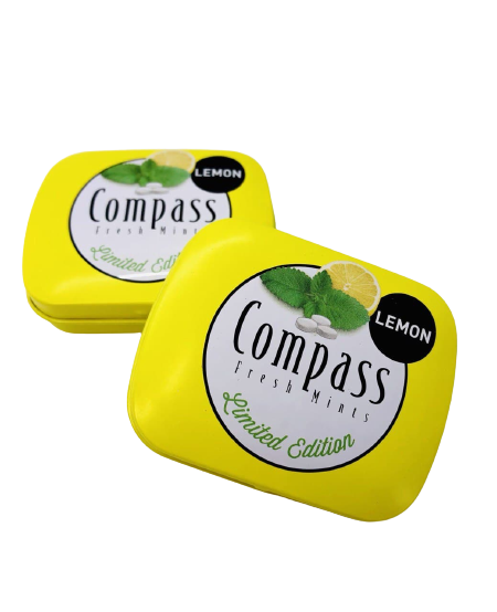 

Драже Compass Lemon лемон 14 г, 12шт/уп