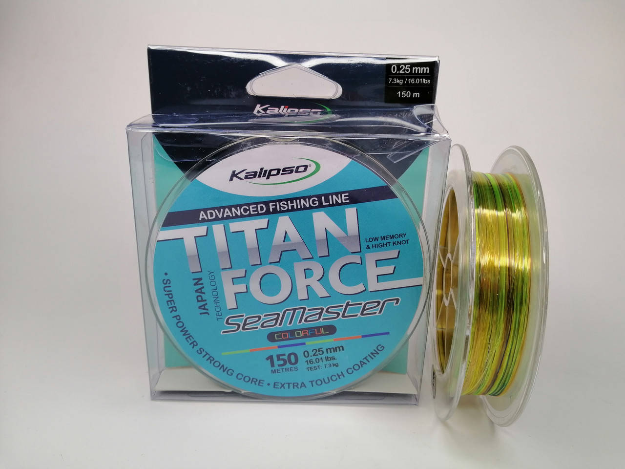 

Леска Kalipso Titan Force SeaMaster CF 150м 0.25мм, Разные цвета