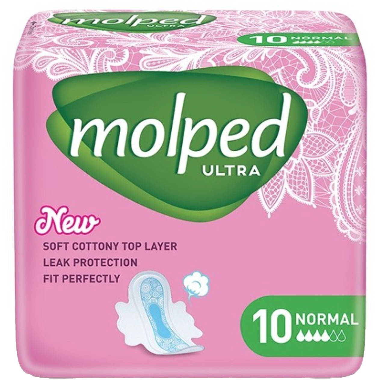 

Гигиенические прокладки Molped Ultra Normal 10 шт
