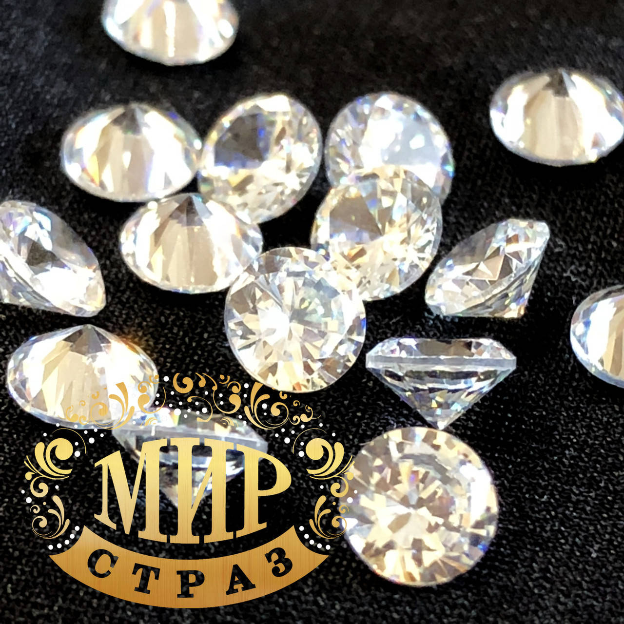 

Фианит (кубический циркон), цвет Crystal, 5мм*1шт