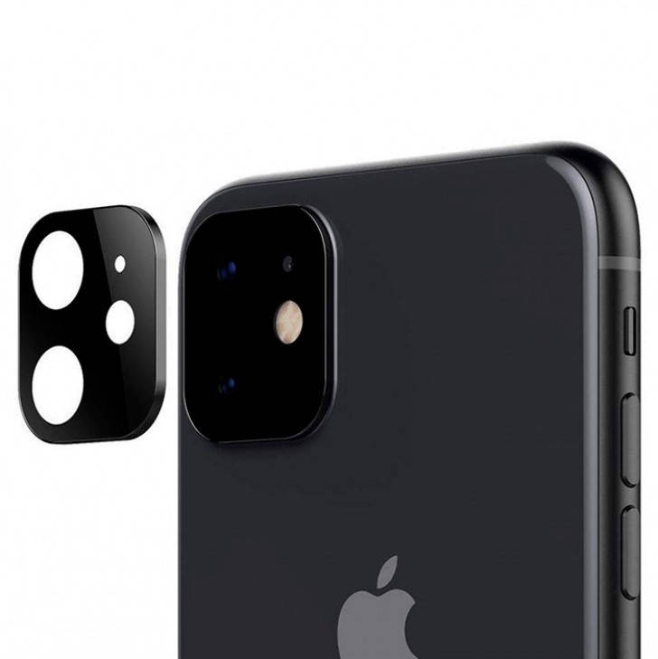 

Защитное стекло на камеру 3D Color Glass Box для Apple iPhone 11 (black), Черный