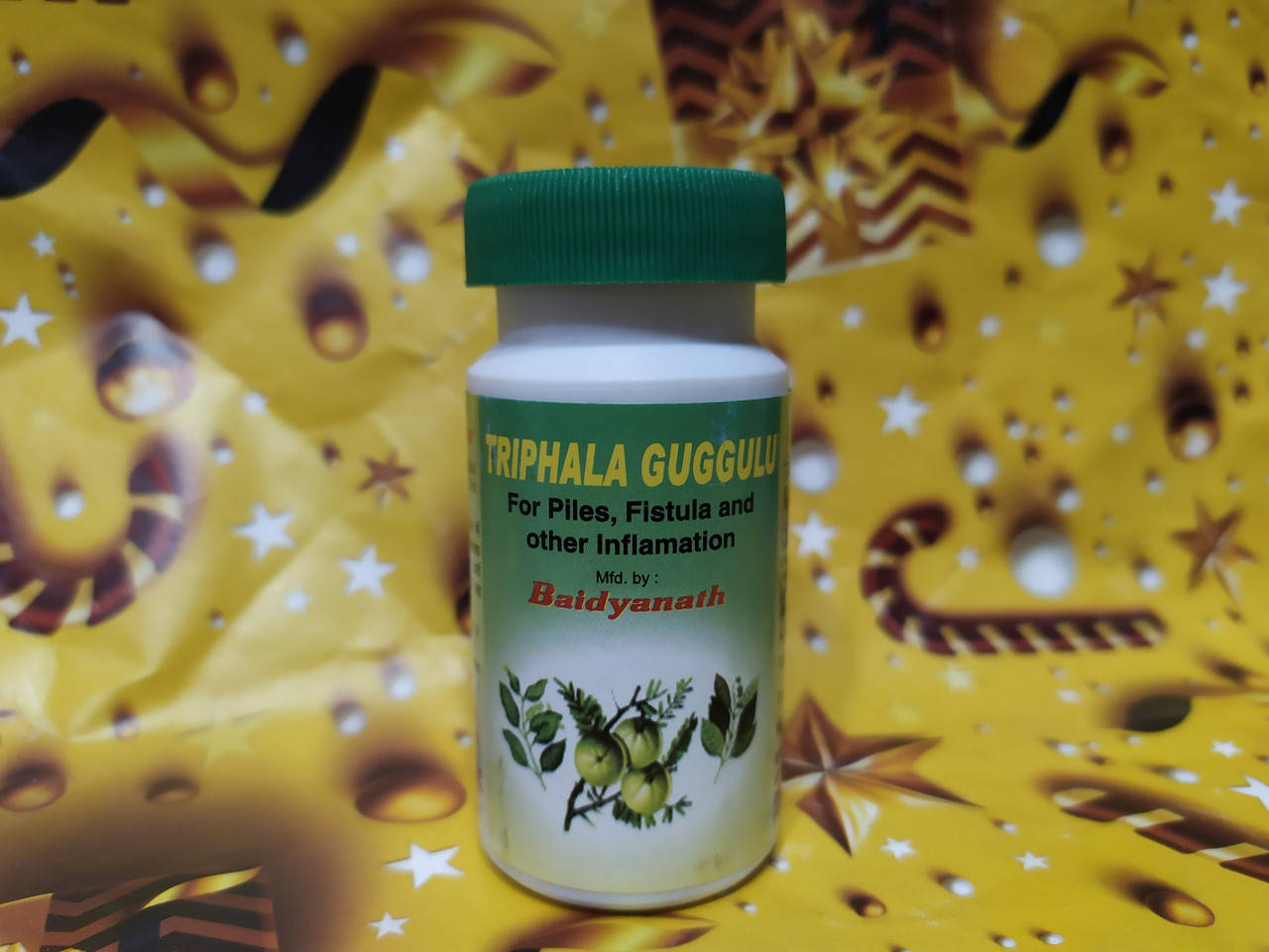 

Трифала гуггул Бадьянатх, Triphala Guggulu Baidyanath, 80таблеток