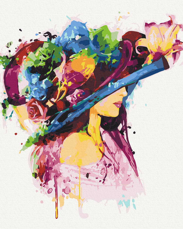 

Картина по номерам Цвет женственности 40х50см 10247-AC