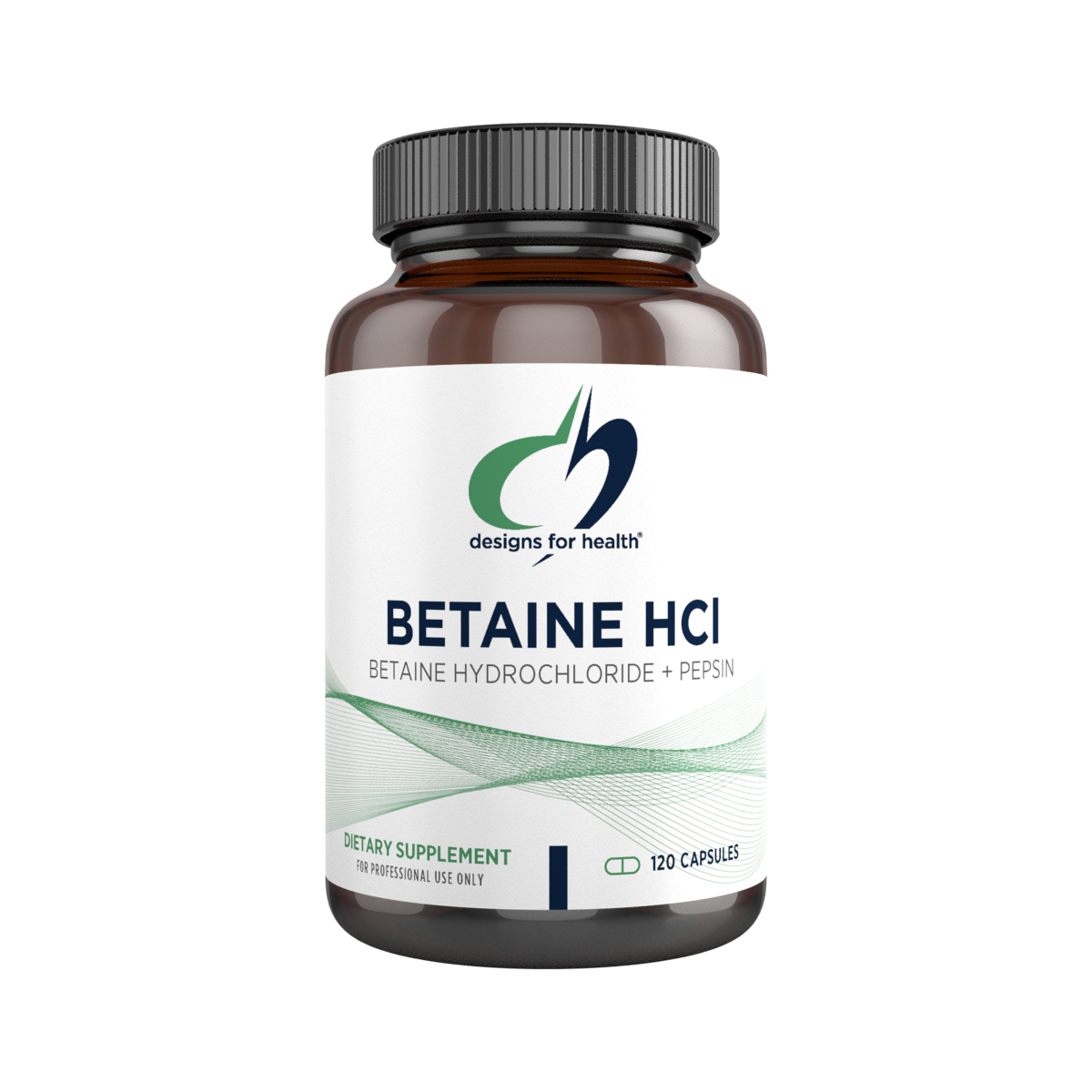 

Designs for Health Betaine HCl / Бетаин, соляная кислота и пепсин 120 капсул
