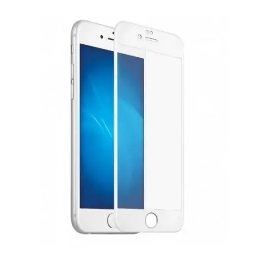 

Защитное стекло для телефона IPhone 7 Plus \ Защитное стекло IPhone 7 Plus (белая рамка на весь экран), Белый