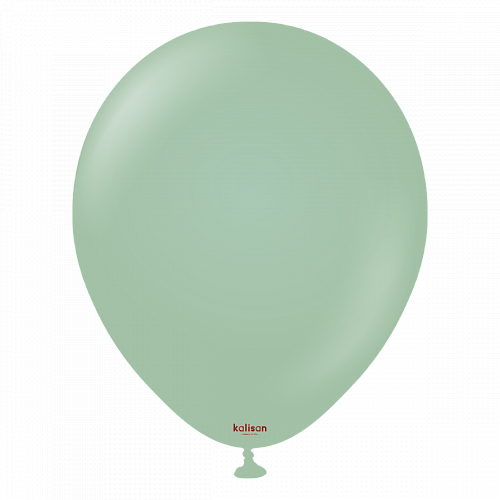 

Латексный шарик 12" (30 см) Kalisan пастель Winter Green Зимний зелёный