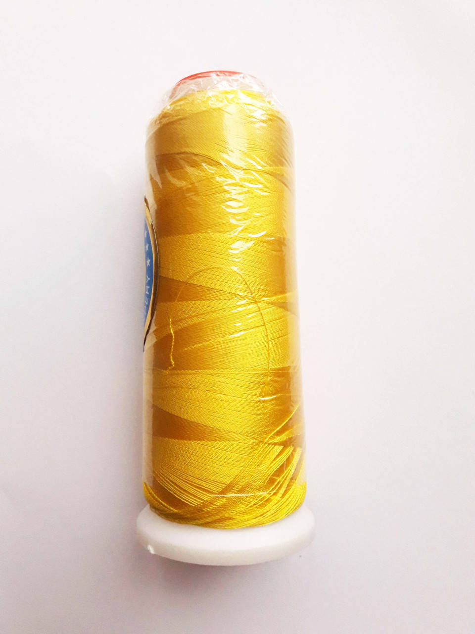

Нитки для машинной вышивки 100% вискоза (100% rayon) 3000 ярдів, №155, жовтий, Желтый