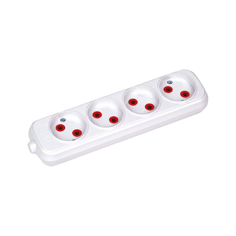 

Колодка Horoz Electric 200-400-403 4 гнезда без заземления