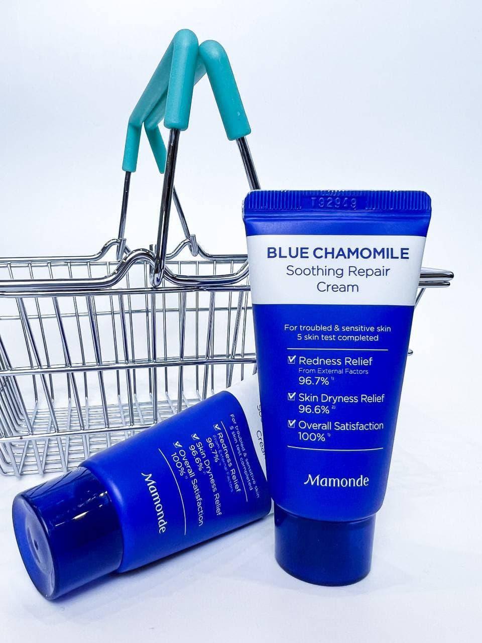 

Успокаивающий крем Mamonde Blue Chamomile Soothing Repair Cream 25 ml