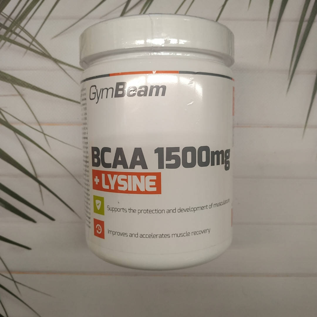 

GymBeam BCAA 1500 mg + Lysine 300 tab, бцаа лизин