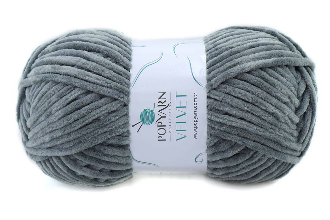 

Popyarn Velvet, Серый №010