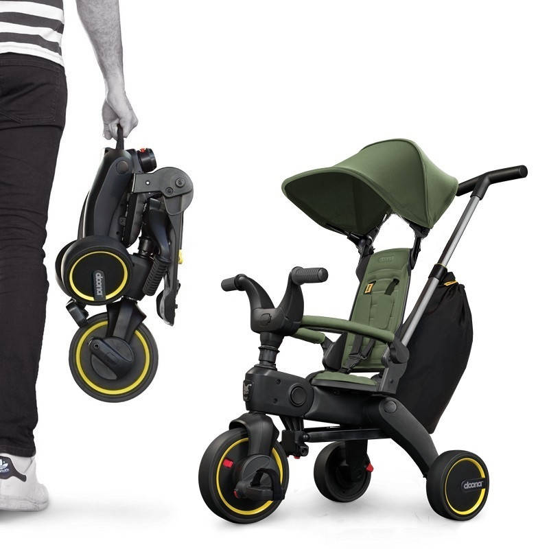 

Складной трехколесный велосипед 5 в 1 Doona Liki Trike S3 Desert Green, Хаки