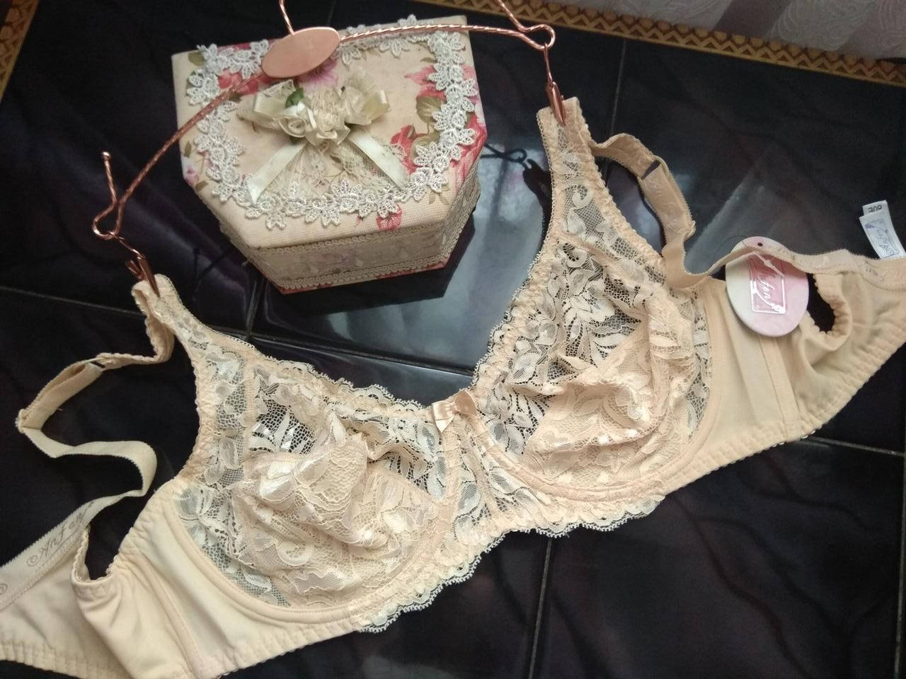 

80,85,95,100Е Бюстгальтер Anfen без поролона Soft беж, Бежевый