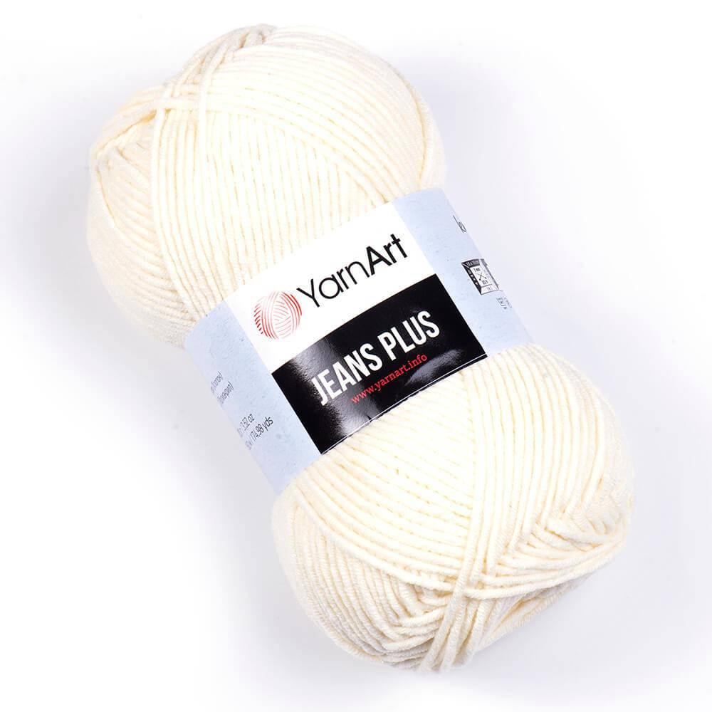 

Yarnart Jeans Plus (Ярнарт Джинс Плюс) 03 айвори