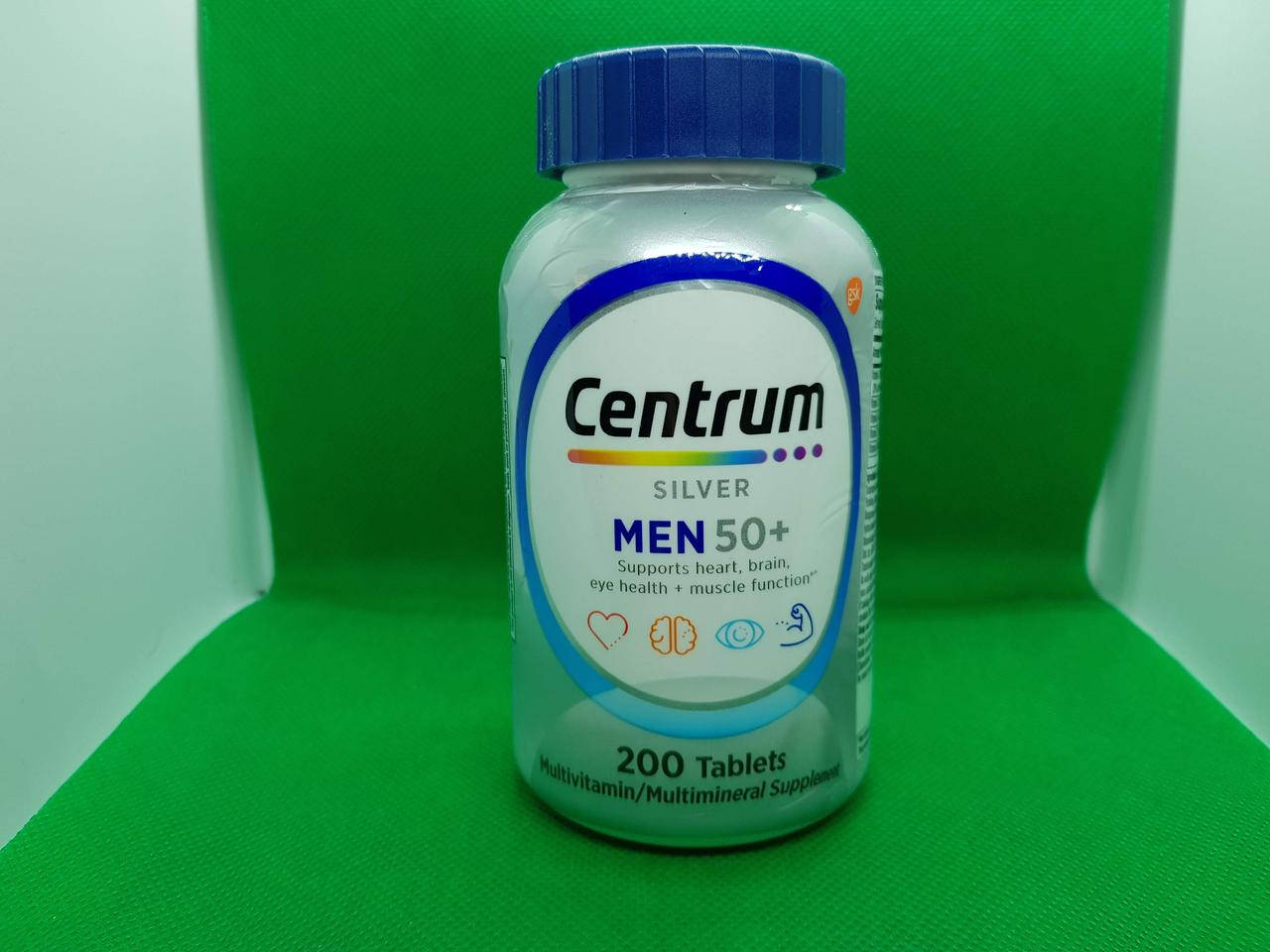 

Витамины для мужчин Centrum Silver Men 50+ (200 таблеток), Центрум Сільвер