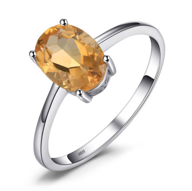 

Кольцо с цитрином , С2282