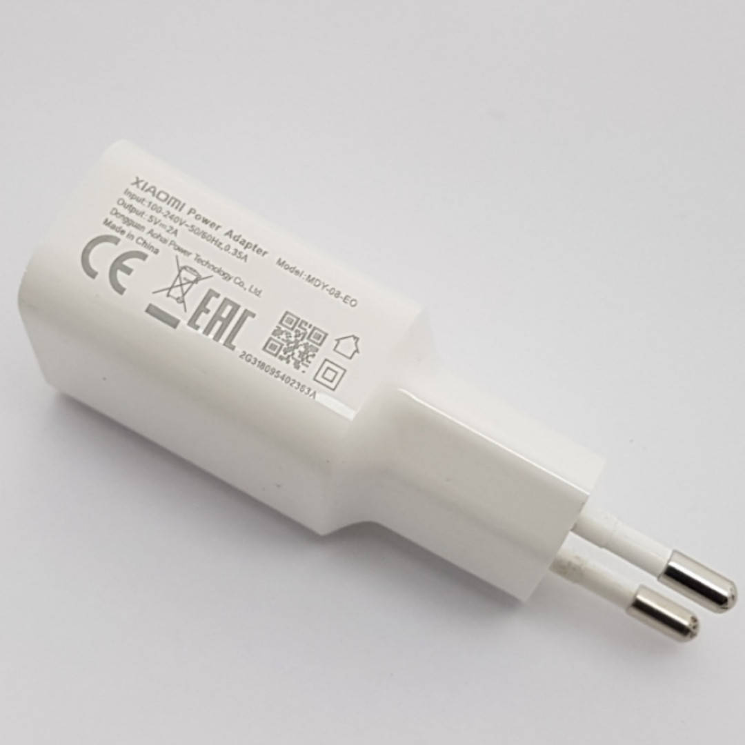 

Оригинальный блок питания Xiaomi MDY-08-EO 5V 2A c разборки (черный/белый), Бежевый