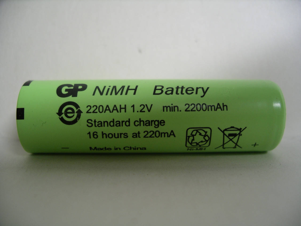 

Аккумулятор GP 220AAH , емкость 2200 mAh