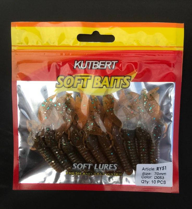 

Силиконовые приманки Силиконновый рак Kutbert Cover Craw 70мм