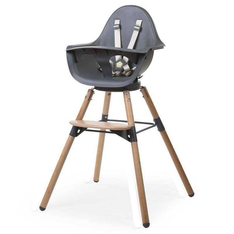 

Стульчик для кормления Childhome Evolu One 80° Natural/Anthracite