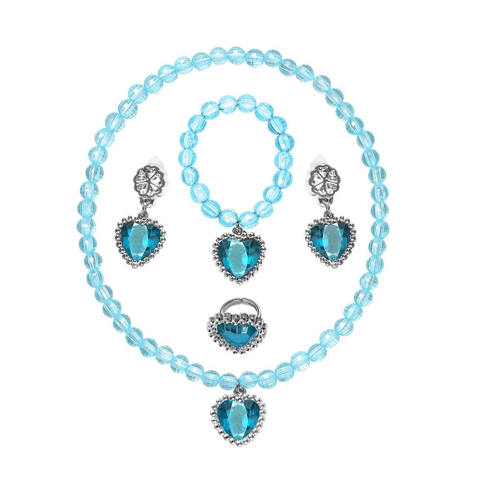 

Набор украшений Эльзы (колье, браслет, клипсы, кольцо)