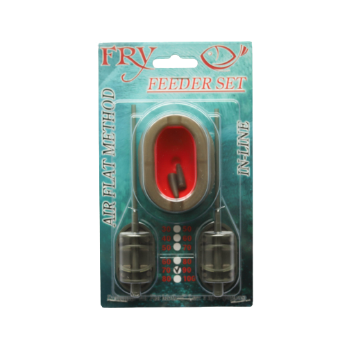 

Набір Кормушок Метод Флет AIR FLET 40/60г з пресформою